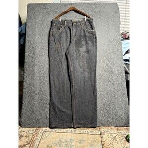 Vintage Makaveli Jeans Men's Size 38X34 Baggy Y2K Denim Wide Leg Tupac Skater